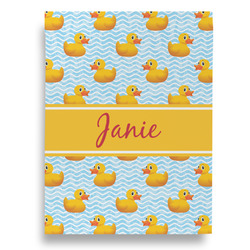 Rubber Duckie Large Garden Flag - Single Sided (Personalized)