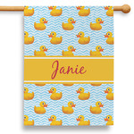 Rubber Duckie 28" House Flag (Personalized)