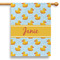 Rubber Duckie 28" House Flag - Single Sided (Personalized)