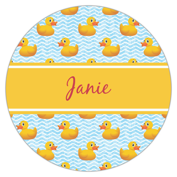 Rubber Duckie Icing Circle - Large - Single