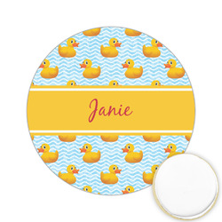 Rubber Duckie Printed Cookie Topper - 2.15" (Personalized)