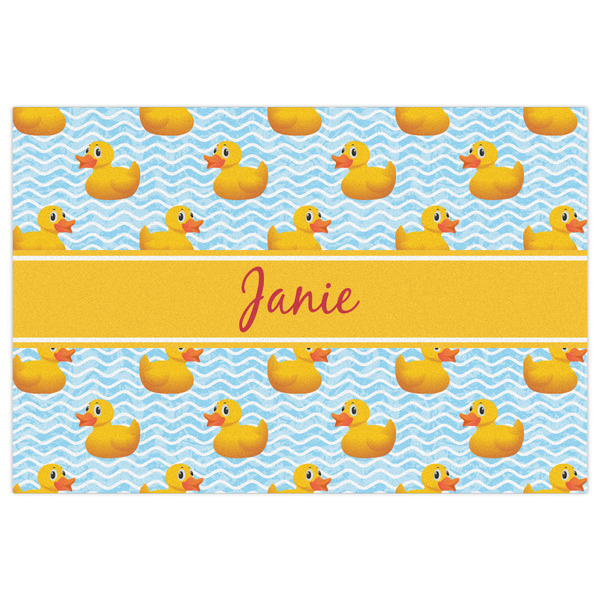 Rubber Duckie Indoor / Outdoor Rug - 2'x3' - Front Flat