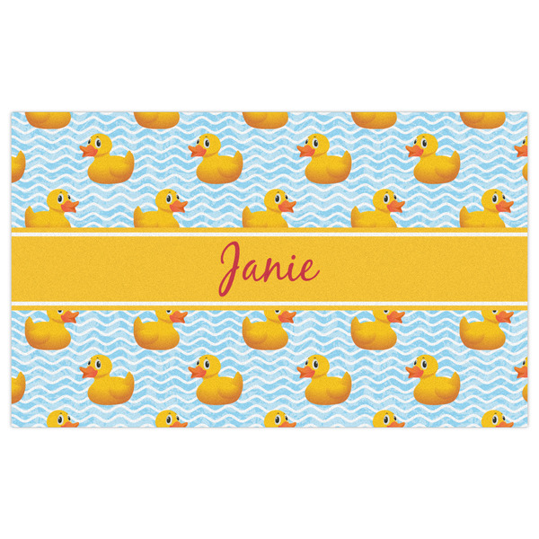Rubber Duckie Indoor / Outdoor Rug - 3'x5' - Front Flat