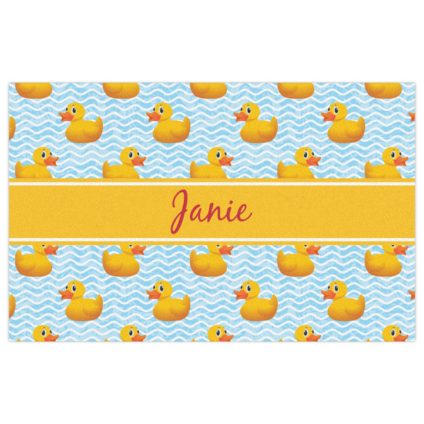 Rubber Duckie Indoor / Outdoor Rug - 5'x8' - Front Flat