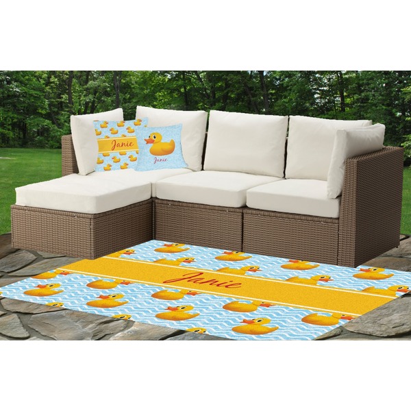 Rubber Duckie Indoor / Outdoor Rug & Cushions