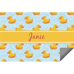 Rubber Duckie Indoor / Outdoor Rug (Personalized)