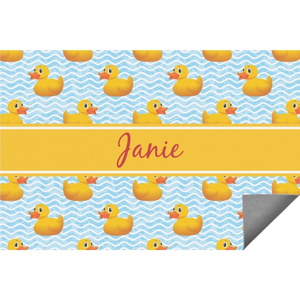 Custom Rubber Duckie Indoor / Outdoor Rug (Personalized)