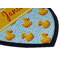 Rubber Duckie Iron on Shield 3 Detail