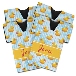 Rubber Duckie Jersey Bottle Cooler - Set of 4 (Personalized)