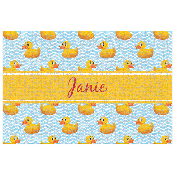 Custom Rubber Duckie 1014 pc Jigsaw Puzzle (Personalized)