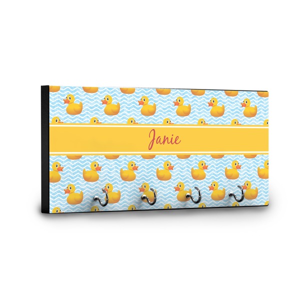 Rubber Duckie Key Hanger - Front View with Hooks