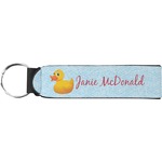 Rubber Duckie Neoprene Keychain Fob (Personalized)