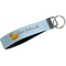 Rubber Duckie Webbing Keychain FOB with Metal