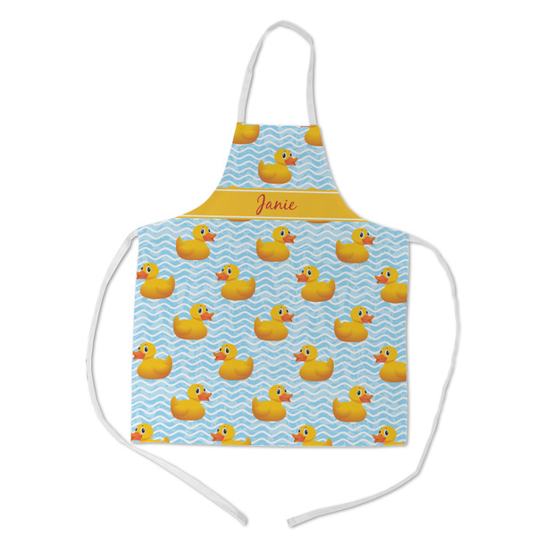 Custom Rubber Duckie Kid's Apron w/ Name or Text