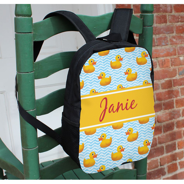 Rubber Duckie Kids Backpack - In Context