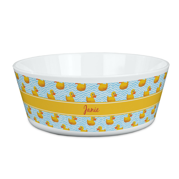 Custom Rubber Duckie Kid's Bowl (Personalized)