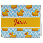 Rubber Duckie Kitchen Towel - Poly Cotton w/ Name or Text