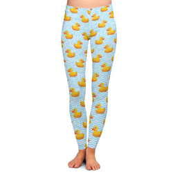 Rubber Duckie Ladies Leggings - Small (Personalized)