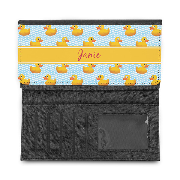 Rubber Duckie Ladies Wallet - Half Way Open