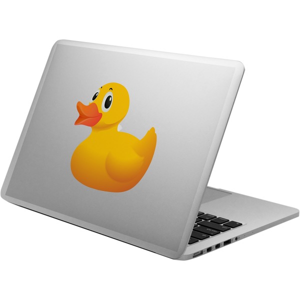 Custom Rubber Duckie Laptop Decal