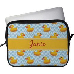 Rubber Duckie Laptop Sleeve / Case - 11" (Personalized)