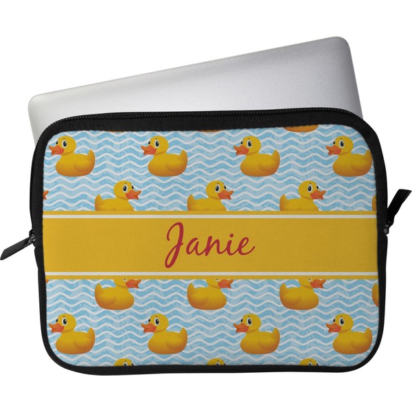 Custom Rubber Duckie Laptop Sleeve / Case (Personalized)
