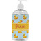Rubber Duckie Plastic Soap / Lotion Dispenser (16 oz - Large - White) (Personalized)