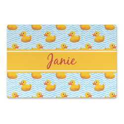 Rubber Duckie Large Rectangle Car Magnet (Personalized)