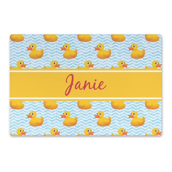 Custom Rubber Duckie Large Rectangle Car Magnet (Personalized)