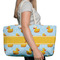 Rubber Duckie Large Rope Tote Bag - In Context View