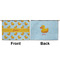 Rubber Duckie Large Zipper Pouch Approval (Front and Back)