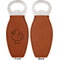 Rubber Duckie Leather Bar Bottle Opener - Front and Back (single sided)