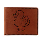 Rubber Duckie Leatherette Bifold Wallet - Single Sided (Personalized)