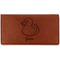 Rubber Duckie Leather Checkbook Holder - Main