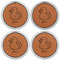 Rubber Duckie Leather Coaster Set of 4