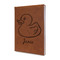 Rubber Duckie Leather Sketchbook - Small - Double Sided (Personalized)