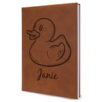 Rubber Duckie Leatherette Journal - Large - Single Sided (Personalized)