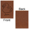 Rubber Duckie Leatherette Journal - Large - Single Sided - Front & Back View