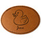 Rubber Duckie Leatherette Patches - Oval