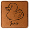 Rubber Duckie Leatherette Patches - Square
