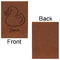 Rubber Duckie Leatherette Sketchbooks - Large - Single Sided - Front & Back View