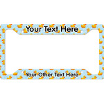 Rubber Duckie License Plate Frame (Personalized)