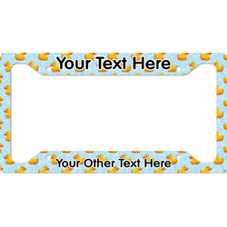 Rubber Duckie License Plate Frame (Personalized)
