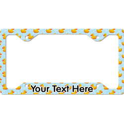 Rubber Duckie License Plate Frame - Style C (Personalized)