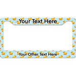 Rubber Duckie License Plate Frame - Style B (Personalized)