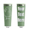 Rubber Duckie Light Green RTIC Everyday Tumbler - 28 oz. - Front and Back