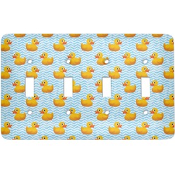Rubber Duckie Light Switch Cover (4 Toggle Plate)