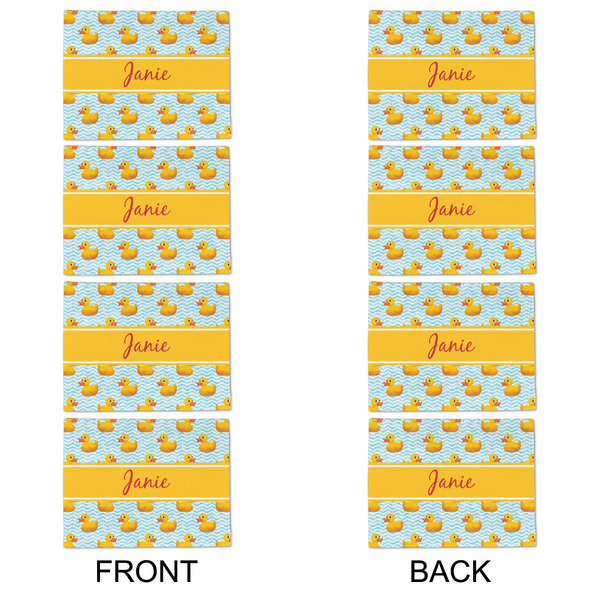 Rubber Duckie Linen Placemat - APPROVAL Set of 4 (double sided)