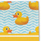 Rubber Duckie Linen Placemat - DETAIL