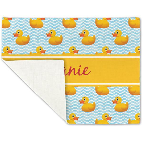 Rubber Duckie Linen Placemat - Folded Corner (single side)